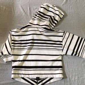 BCBG MaxAzria French terry cropped jacket